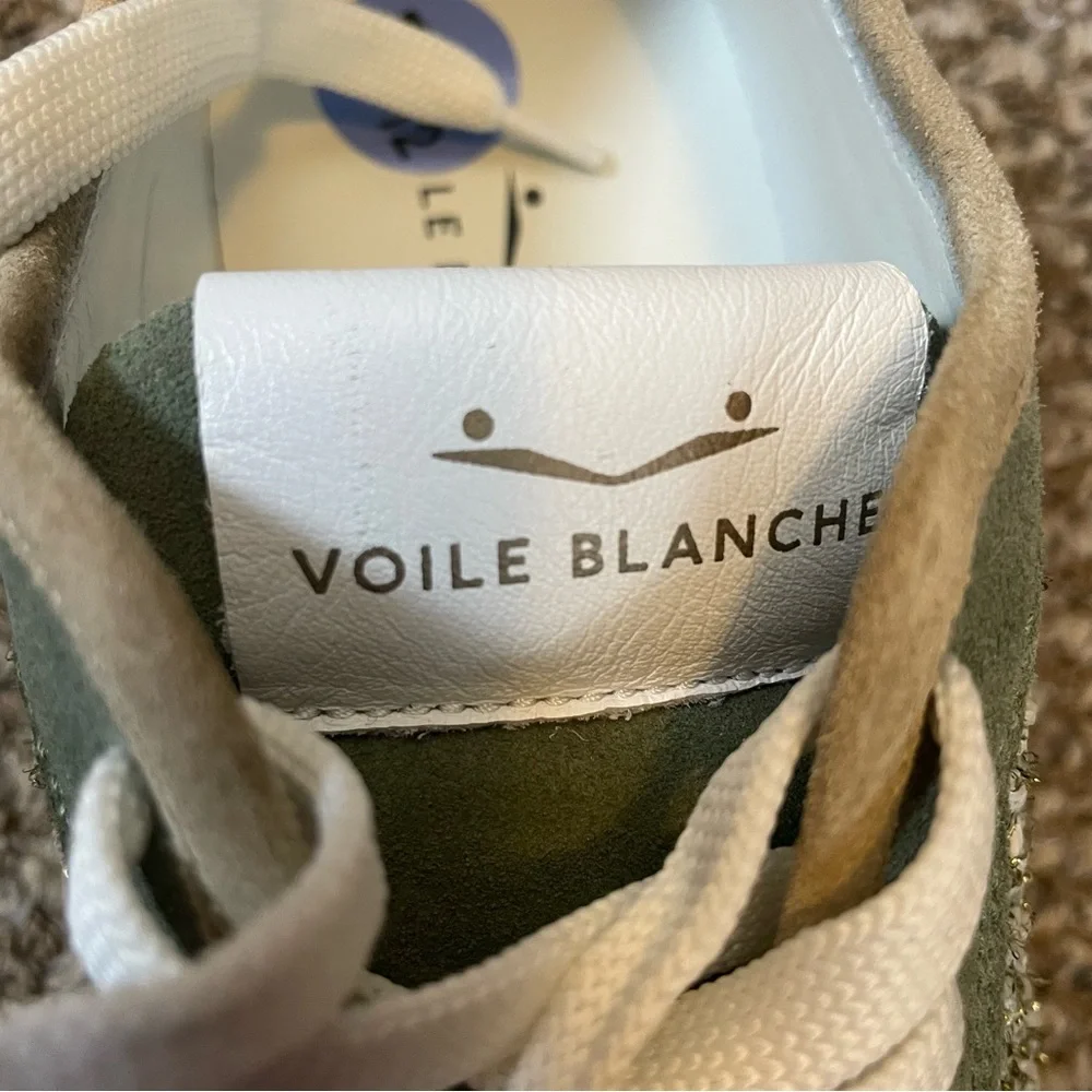 Voile Blanche MAIORCA FLAT SUEDE AND FABRIC SNEAKERS EU38